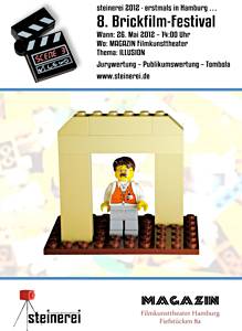 Plakat zum 8. Brickfilm-Festival in Hamburg